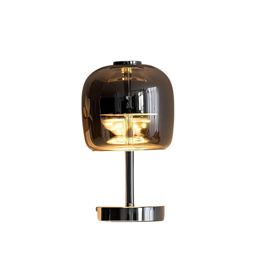 Elegante Tischlampe aus hochwertigem Glas | LuxeGlow