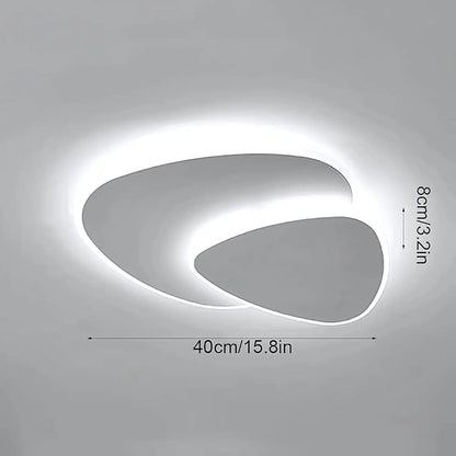 Dunkler Halo - Deckenlampe