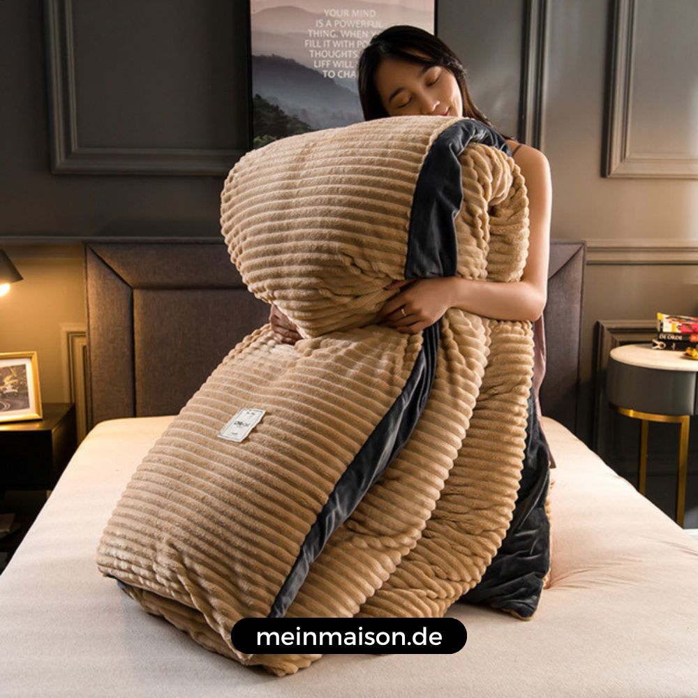 SweetDreams™ - Samt-Fleece-Bettdecke | Ultimativer Komfort