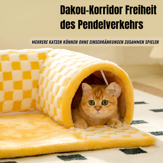 Tunnelbett™ - Bieten Sie Ihrer Katze ultimativen Komfort und Hygiene | 50% RABATT