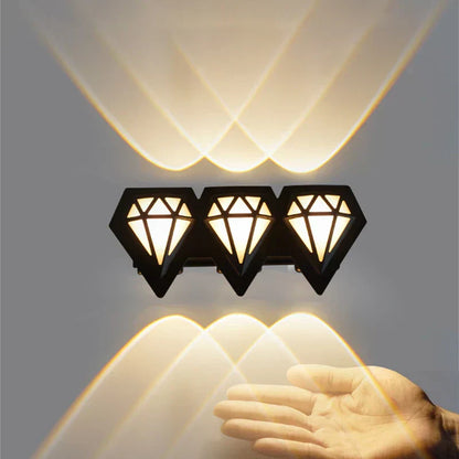 Elegante, wasserdichte LED-Wandlampe für Außengebiete