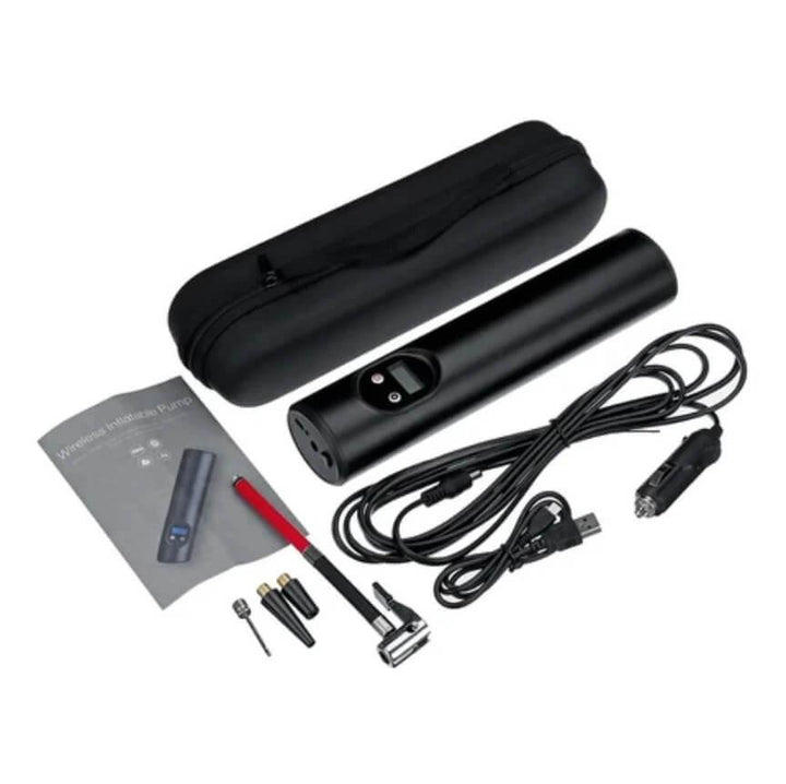 Tragbarer elektrischer Luftkompressor mit digitaler Anzeige – Kompakte Reifenpumpe für schnelles Aufpumpen