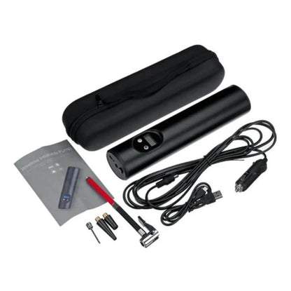 Tragbarer elektrischer Luftkompressor mit digitaler Anzeige – Kompakte Reifenpumpe für schnelles Aufpumpen