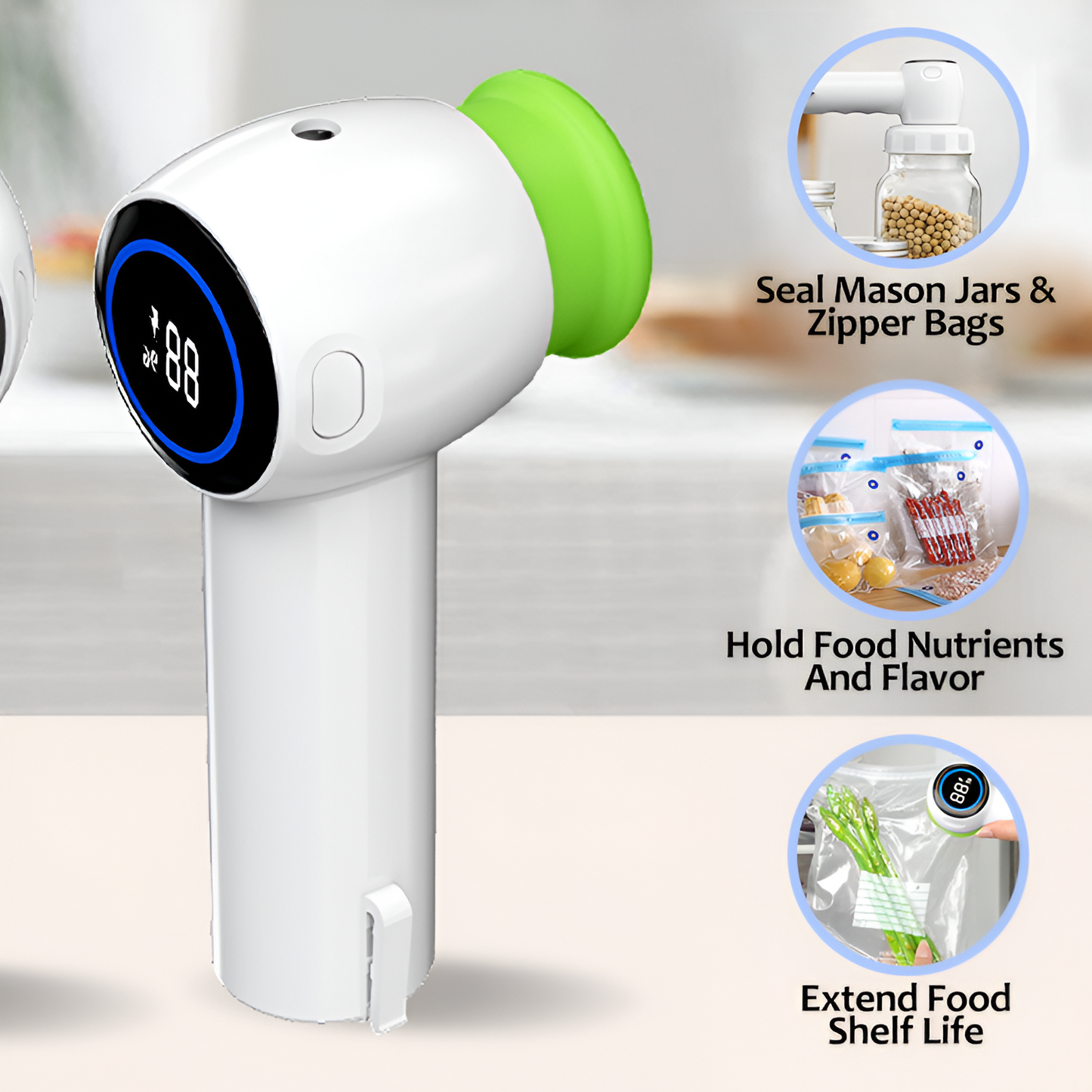 Tragbarer Handstaubsauger Versiegler