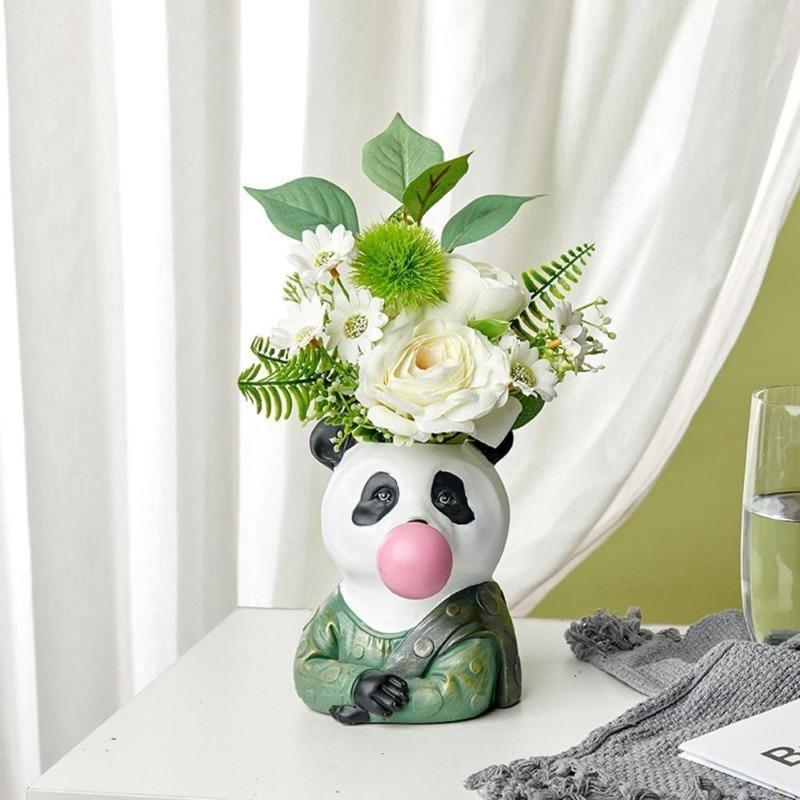 Garduru Tierische Deko-Vase | Kreative Blumenvase mit Charakter