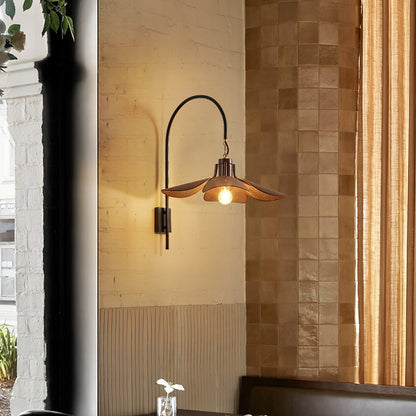 Applikation Petal Bloom – Elegante Wandlampe in Form von Blütenblättern