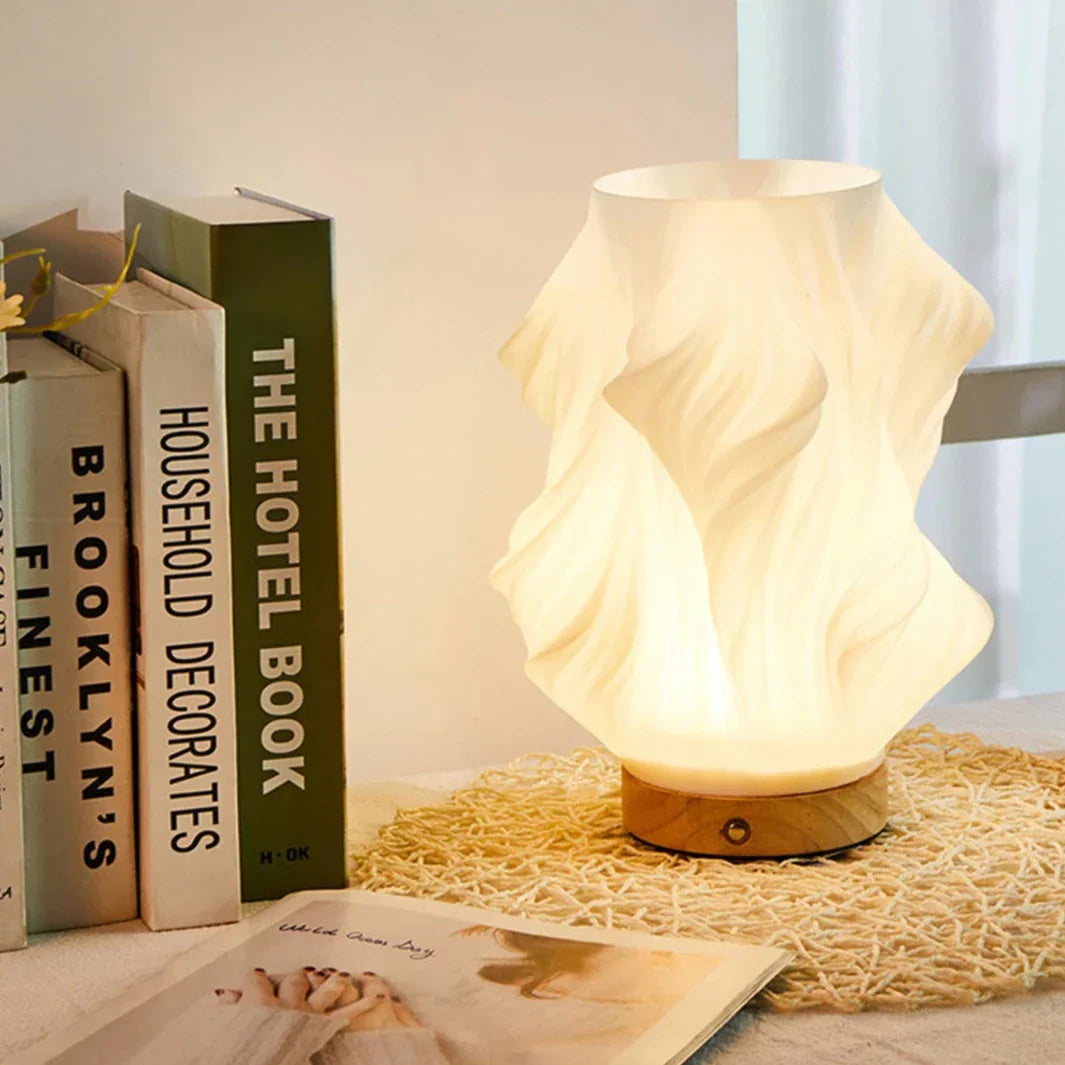 Serene Wavecrest Lampe - Moderne dimmbare wellenförmige LED-Leuchte für elegante Wohnkultur