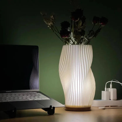 Serene Wavecrest Lampe - Moderne dimmbare wellenförmige LED-Leuchte für elegante Wohnkultur