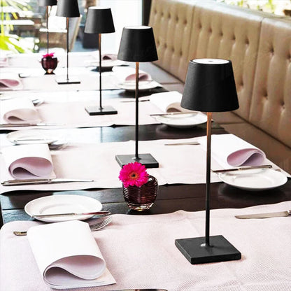 Berührungssteuerbare wiederaufladbare LED-Lampe - 10 Farben, wasserdicht für Innen- und Außenbenutzung