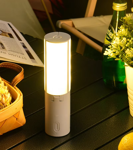 Tragbare wiederaufladbare Laterne - Klappbare Tischlampe für Camping