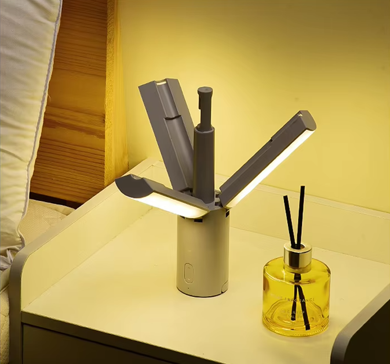 Tragbare wiederaufladbare Laterne - Klappbare Tischlampe für Camping