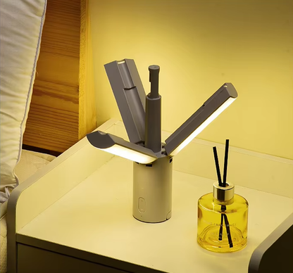 Tragbare wiederaufladbare Laterne - Klappbare Tischlampe für Camping
