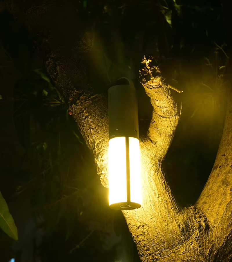 Tragbare wiederaufladbare Laterne - Klappbare Tischlampe für Camping