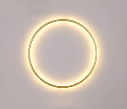 Minimalistische Runde LED-Wandleuchte
