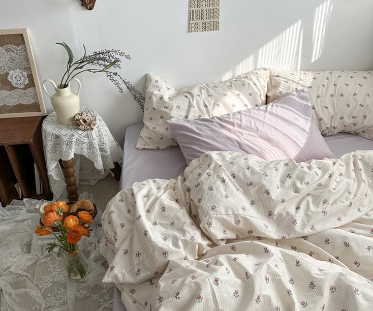 Garduru Vintage Floral Bettwäsche Set