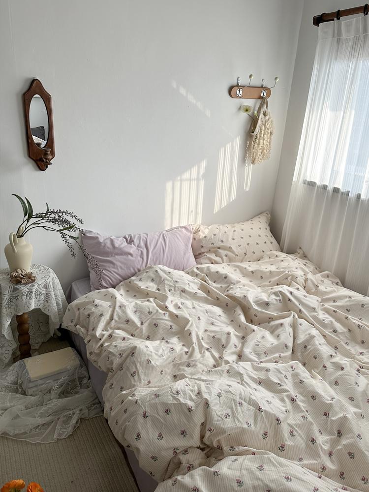 Garduru Vintage Floral Bettwäsche Set