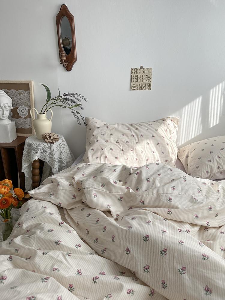 Garduru Vintage Floral Bettwäsche Set
