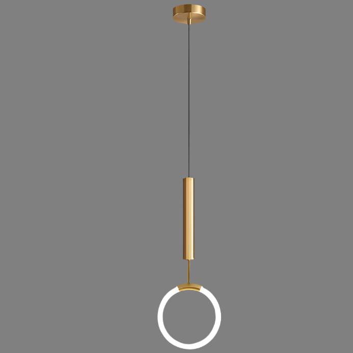 LED-Hängelampe Nordic Simple - Minimalistische Metalllampe für Küche, Esszimmer und Büro