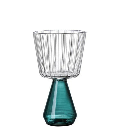 Retro Glass – Smaragdschliff im Wellendesign – Elegant & Umweltfreundlich