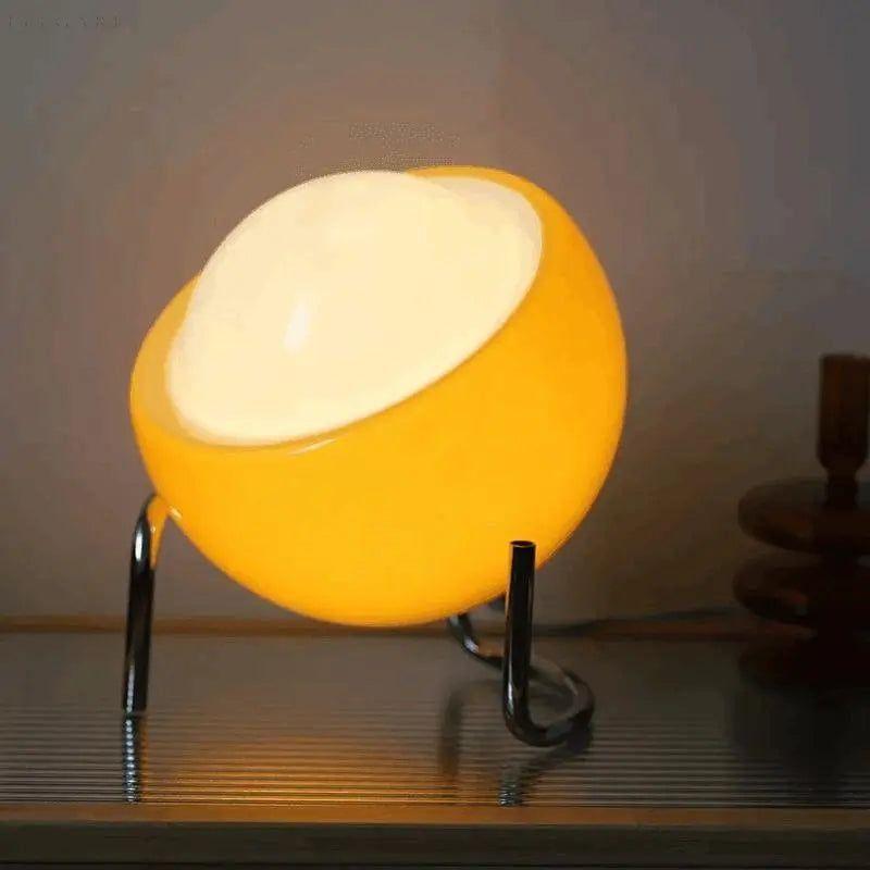 Retro Orange Nordisch Tischlampe