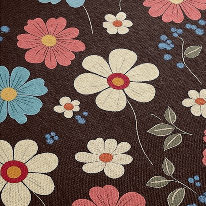 Blumengemusterte Decke