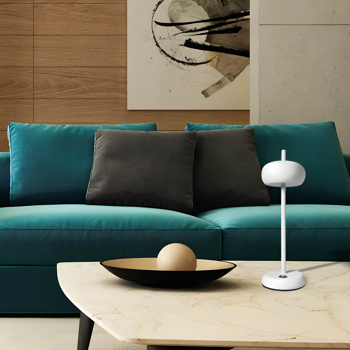 Garduru Tischlampe – Minimalistische Eleganz mit verstellbarer LED-Beleuchtung