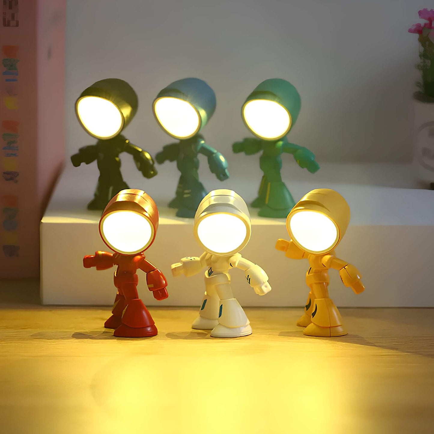 Robot Tischlampe für Kinder - Spaßige, stilvolle und sichere Beleuchtung für Zuhause