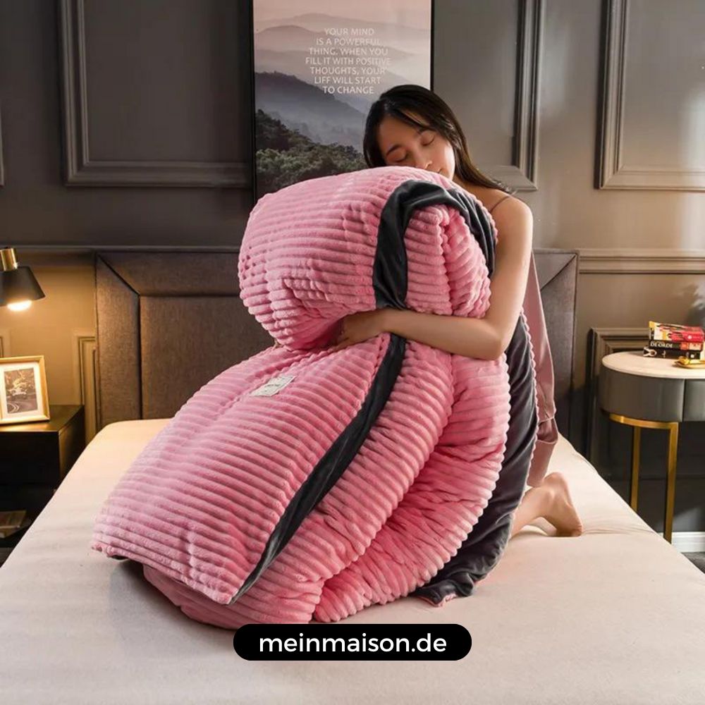 SweetDreams™ - Samt-Fleece-Bettdecke | Ultimativer Komfort