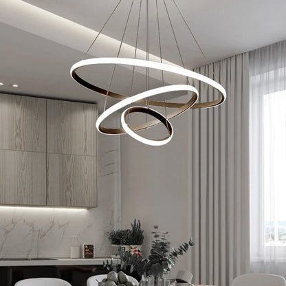 Rayvia Nordic Luxury Pendelleuchte mit verstellbarem LED für Wohnzimmer & Schlafzimmer