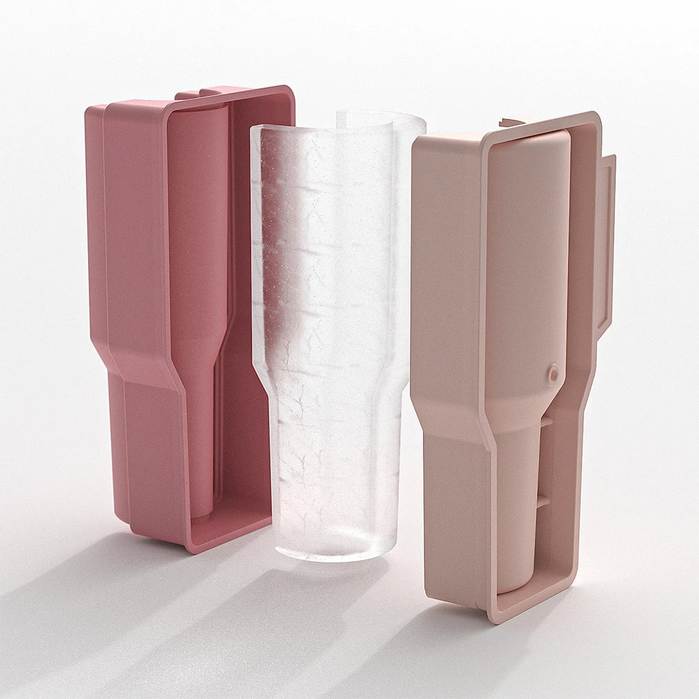 Silicone-Eiswürfelform für Stanley Cup – Zylinderförmige Eiswürfelschale