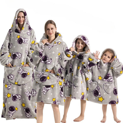 Garduru – Hoodie Decke Kürbis festlich