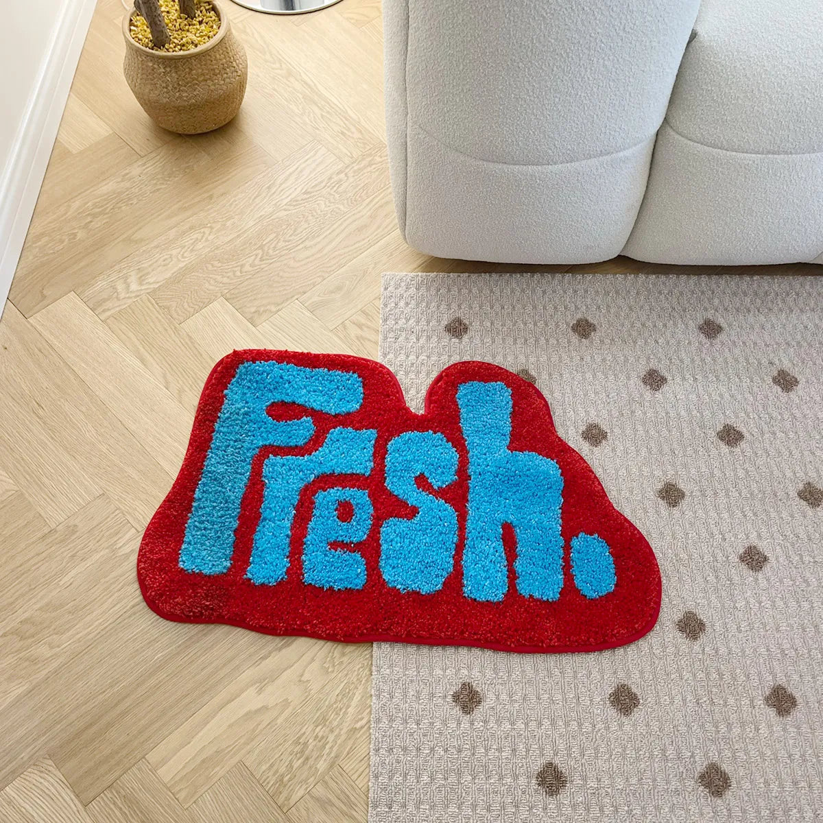 "Fresh" handgefertigter Teppich