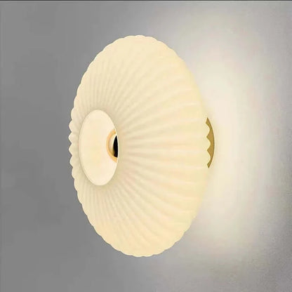 Strahlende moderne Glaswandlampe