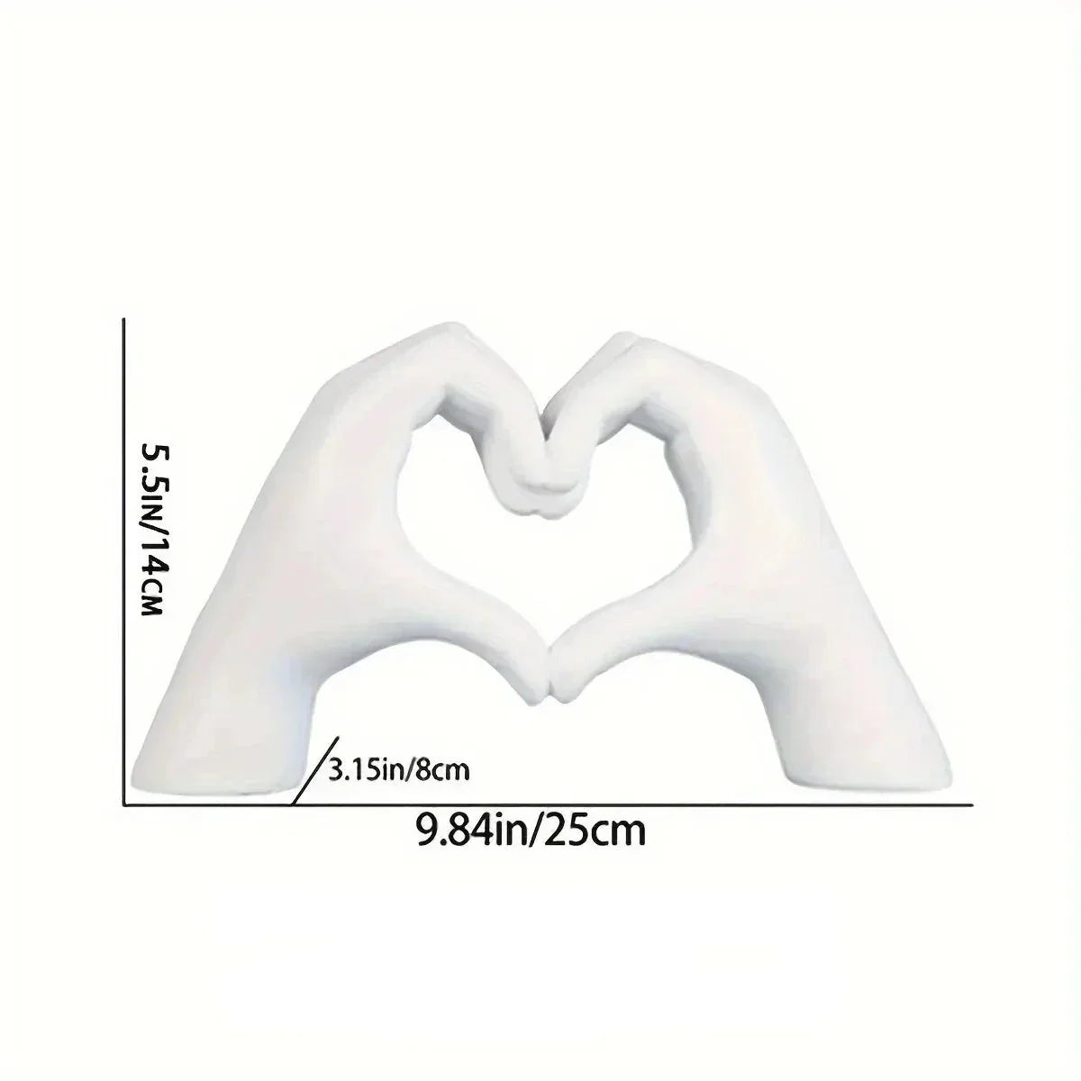 Skulpturale Hände Dekoration – Liebevoll und Elegant