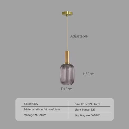 Pendelleuchte: Moderne nordische Glas-Hängelampen