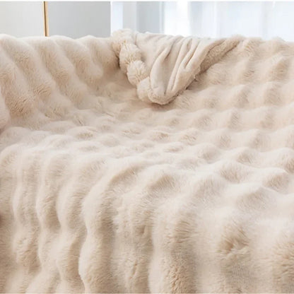 Bubble Plush Weiche Decke