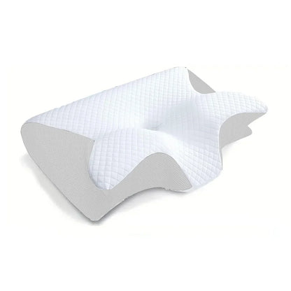 Memory Foam Nackenstützkissen – 2-in-1 Ergonomische Nackenstütze