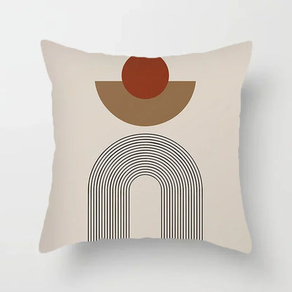 Dekoratives Kissenbezug mit geometrischem Muster - AbstractLines