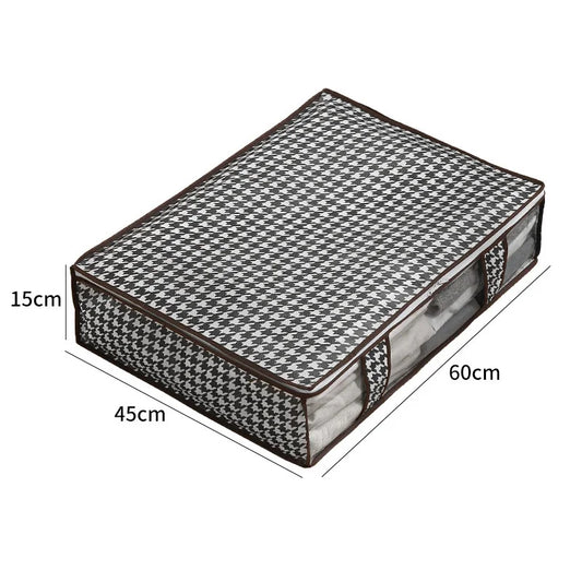 Multifunktionale Aufbewahrungsbox mit Deckel für unter das Bett – Platzsparend und langlebig, ideal für Kleidung und Bettdecken