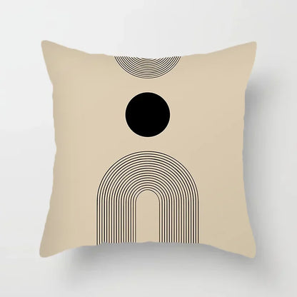 Dekoratives Kissenbezug mit geometrischem Muster - AbstractLines