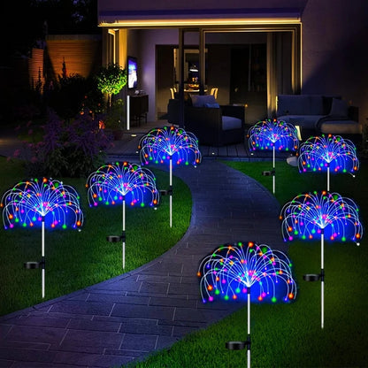 Außen-Solar-LED-Feenlichter: Gartenwegdekorationen