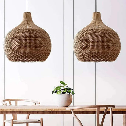 Vintage Rattan Bohemian Lampenschirme