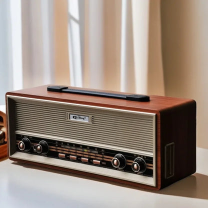 Vintage Holz Bluetooth Lautsprecher