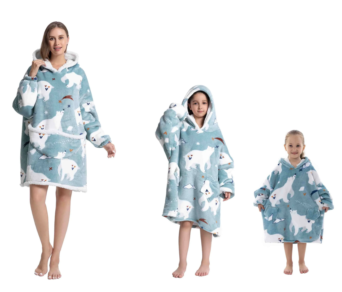 Garduru – Ultra-bequeme, übergroße Hoodie-Decke
