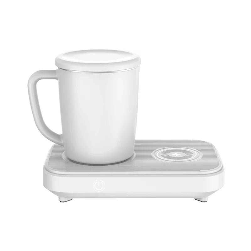 Royaleva Heiße und Kalte Tasse Thermostat Pad mit Drahtloser Ladung – 3-in-1 Untersetzer für Zuhause & Büro