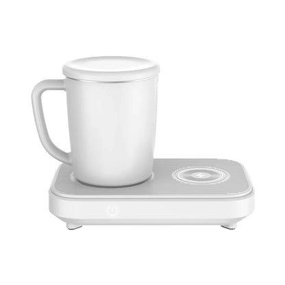 Royaleva Heiße und Kalte Tasse Thermostat Pad mit Drahtloser Ladung – 3-in-1 Untersetzer für Zuhause & Büro