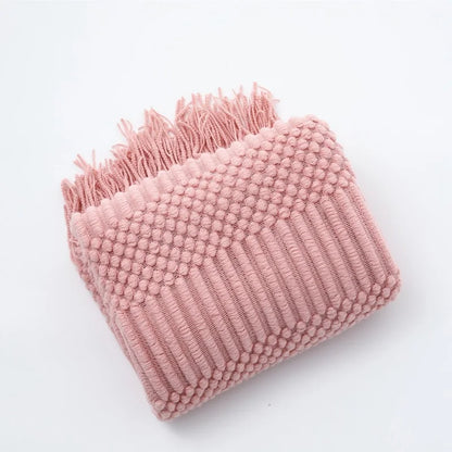 Garduru - Vintage Strickdecke für Sofa