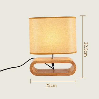 Nordic Holz Tischlampe