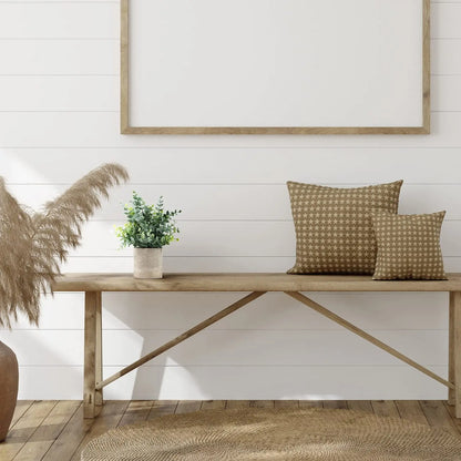 VerdeVibe – Modernes Set aus 2 künstlichen Pflanzen in stilvollen Töpfen mit Steineffekt für eine zeitlose Atmosphäre