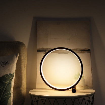 Royaleva Circle of Life Tischlampe - Minimalistisches Design, Touch-Steuerung, Dimmbar